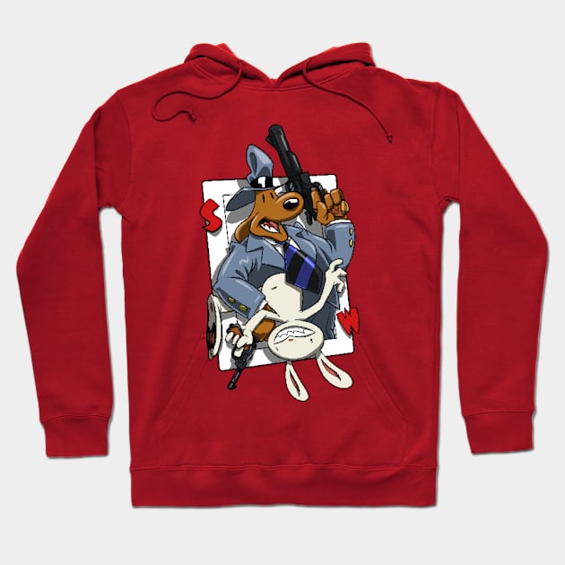 Wild Jokers (pixel) Hoodie by ClayGrahamArt